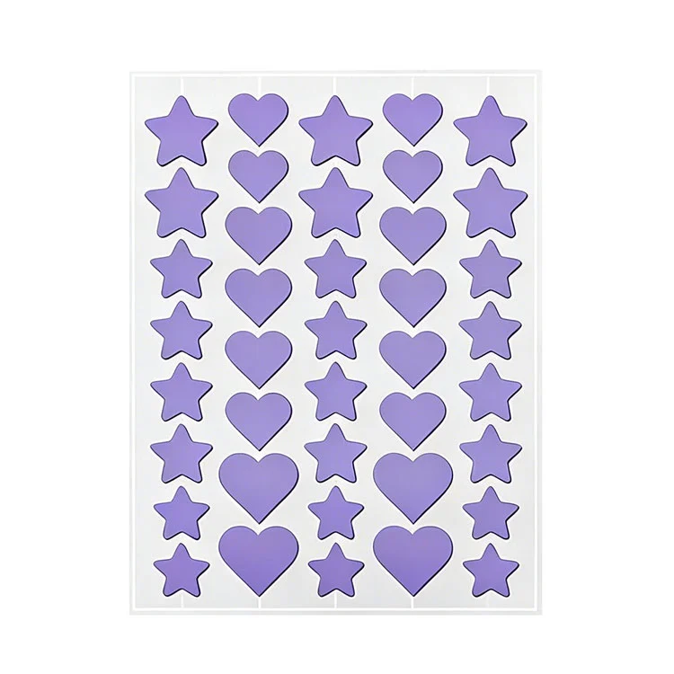 उपचार के लिए क्यूट स्टार पिंपल पैच